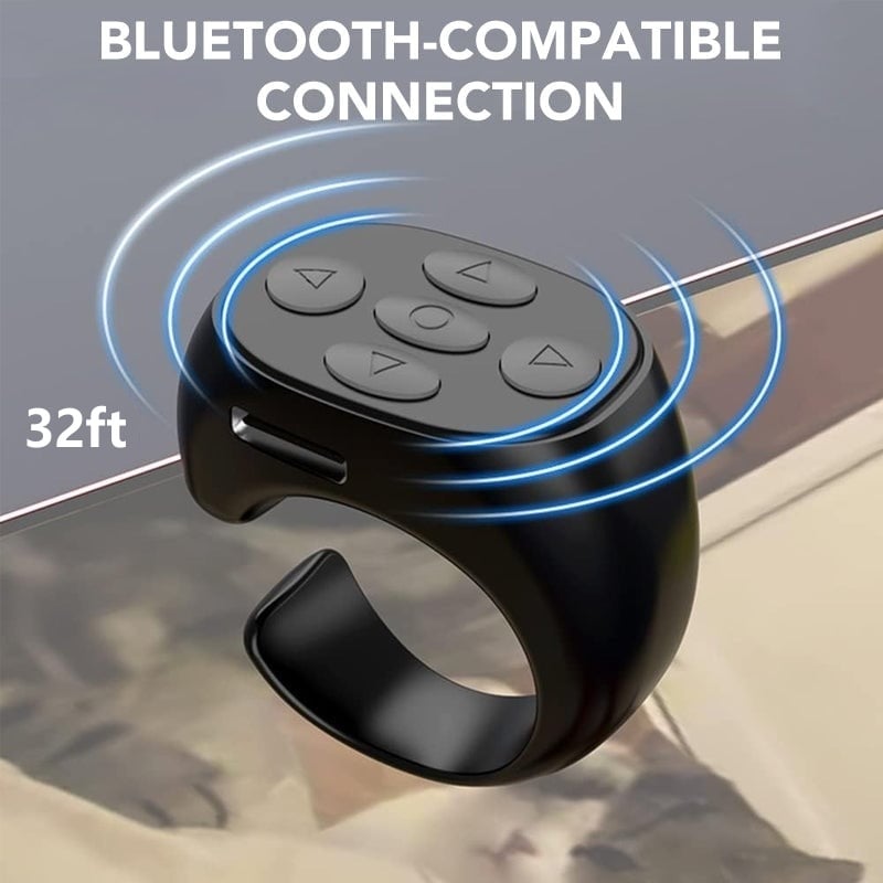 🎅2024 Karácsonyi promóciók-49% OFF🔥Fingertip vezeték nélküli Bluetooth távirányító